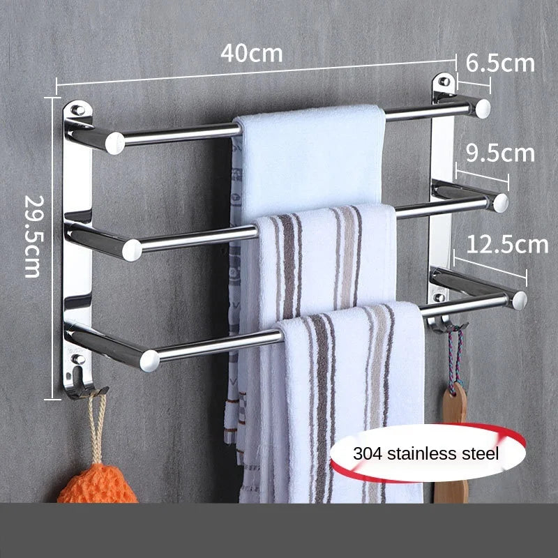 Adjustable Stainless Steel Towel Rack