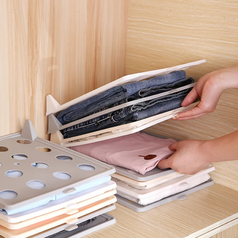 Closet Shelf Dividers for Organized Wardrobes