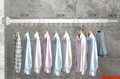 Retractable Folding Clothes Drying Rack