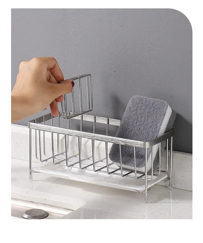 Stainless Steel Kitchen Sink Sponge Holder