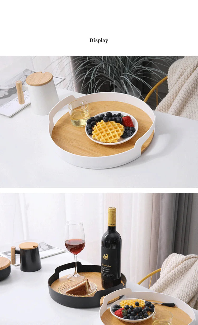 Nordic Style Bamboo Tray