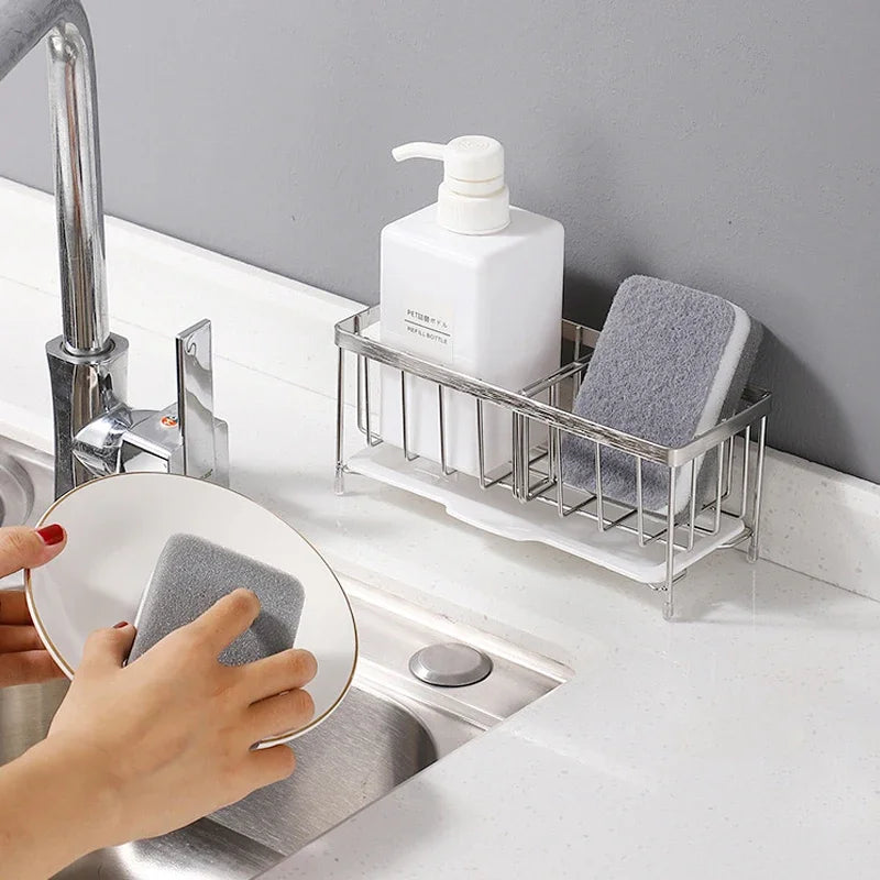 Stainless Steel Kitchen Sink Sponge Holder