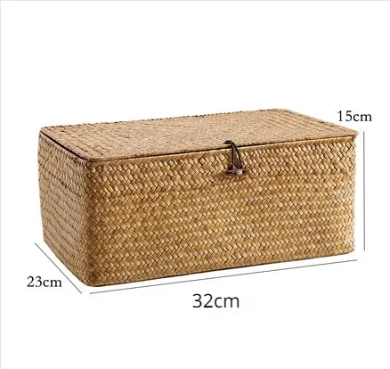 Handwoven Wicker Storage Basket