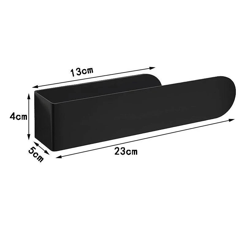 Matte Black Stainless Steel Bathroom Holder