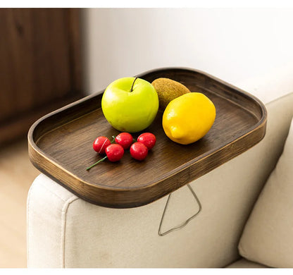 Bamboo Sofa Armrest Tray