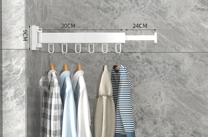 Retractable Folding Clothes Drying Rack