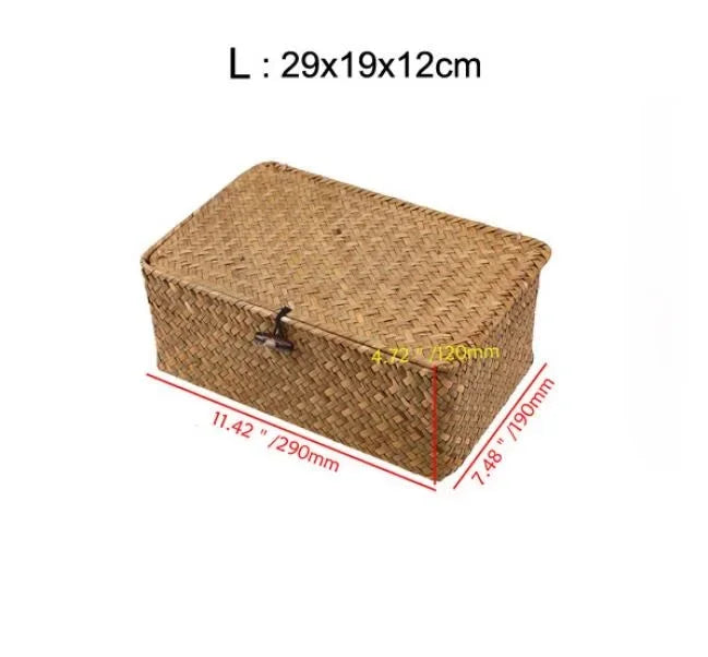 Handwoven Wicker Storage Basket