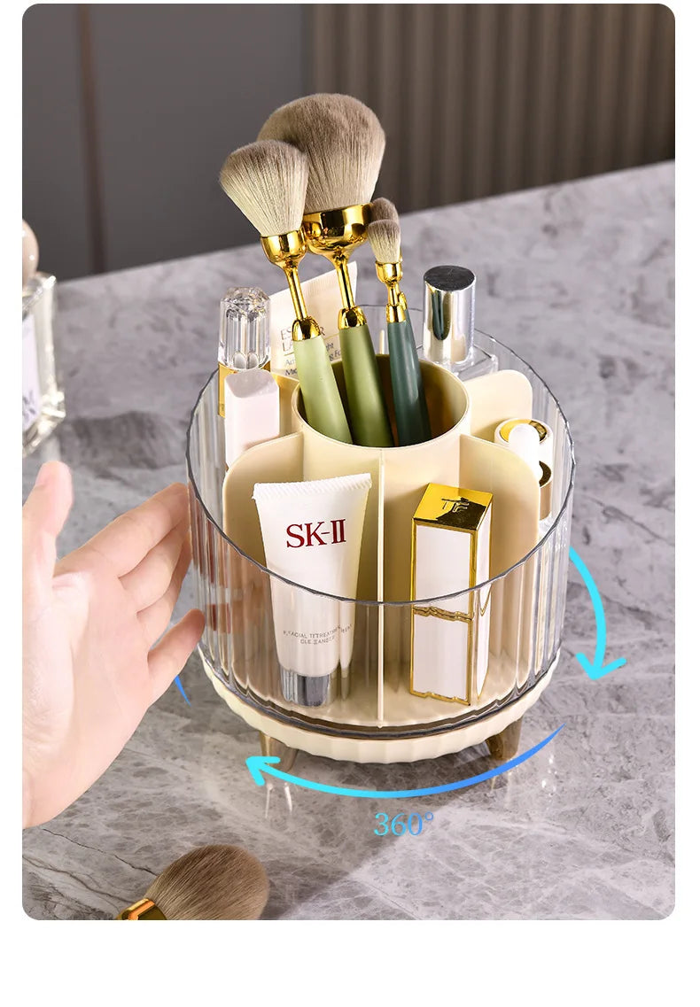 Rotating Desktop Makeup Organizer