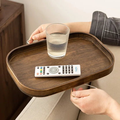 Bamboo Sofa Armrest Tray