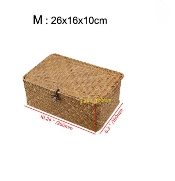 Handwoven Wicker Storage Basket