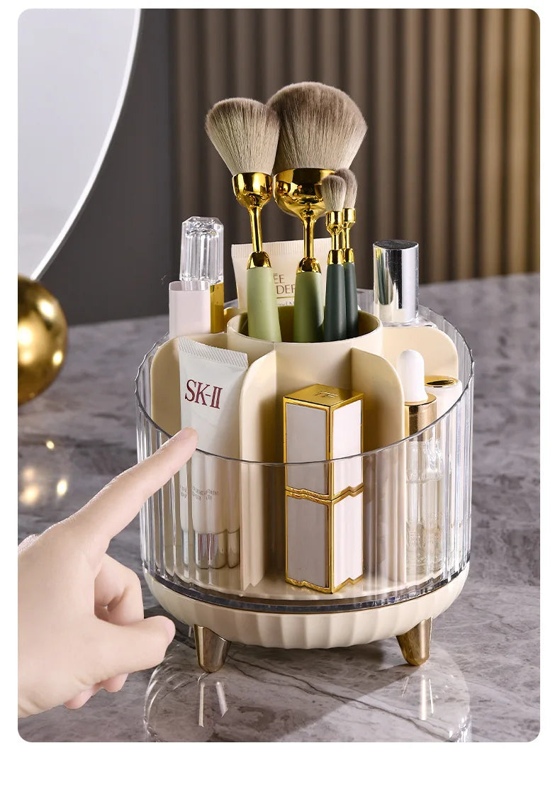 Rotating Desktop Makeup Organizer